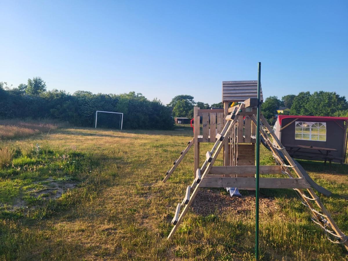 Ferienwohnung Der Landhof Haffblick Stolpe an der Peene Exterior foto