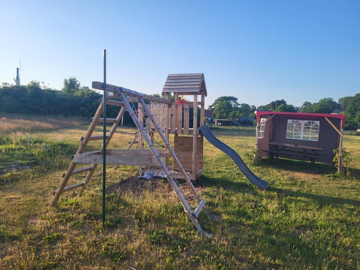 Ferienwohnung Der Landhof Haffblick Stolpe an der Peene Exterior foto